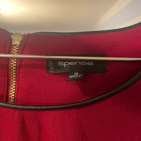Red Dress Spense Size 10 - Picture 3 of 10